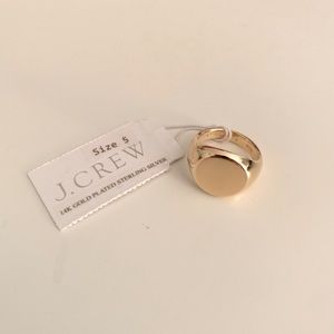 14K gold plated sterling silver ring